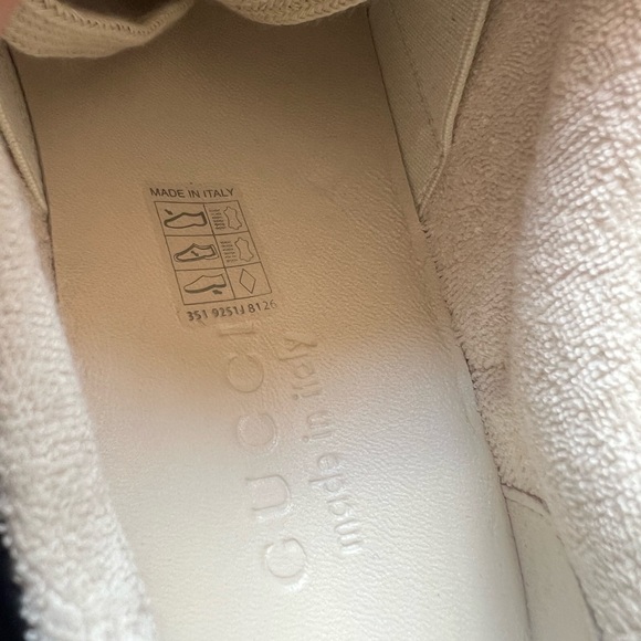 Gucci Men Screeners Leather Black and White Trainers NWB Size 5 (Women’s 8.5) - Picture 14 of 16
